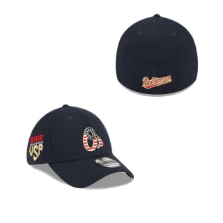 Baltimore Orioles Independence Day 39THIRTY Stretch Fit Hat