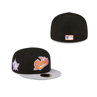 Baltimore Orioles Just Caps Ghost Night 59FIFTY Fitted Cap