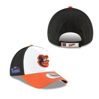 Men's Baltimore Orioles White Orange 2022 Little League Classic 9FORTY Adjustable Hat