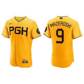 Bill Mazeroski Pittsburgh Pirates Gold City Connect Authentic Jersey