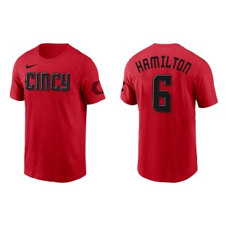 Billy Hamilton Cincinnati Reds Red 2023 City Connect T-Shirt