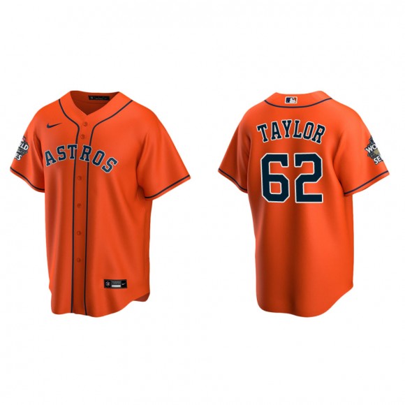 Blake Taylor Houston Astros Orange 2022 World Series Alternate Replica Jersey