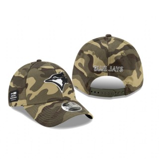 Toronto Blue Jays Camo 2021 Armed Forces Day 9FORTY Hat