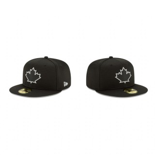 Blue Jays Clubhouse Black Team 59FIFTY Fitted Hat