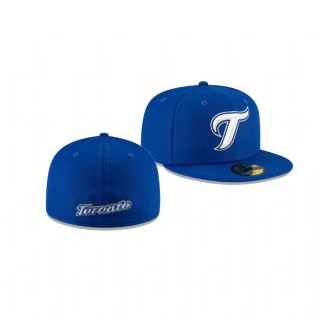Blue Jays Blue Ligature 59FIFTY Fitted Hat