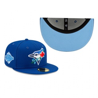Blue Jays Royal Side Patch Bloom 59FIFTY Fitted Hat