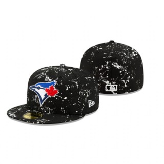 Blue Jays Black Splatter Hat