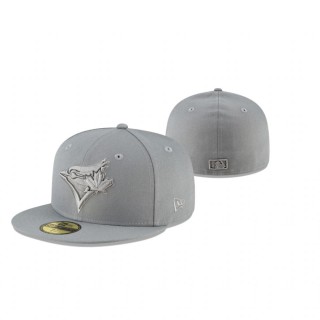 Blue Jays Gray Storm Tonal 59FIFTY Fitted Hat