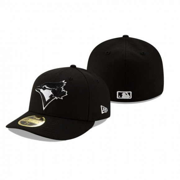 Blue Jays Black Team Low Profile 59FIFTY Fitted Hat