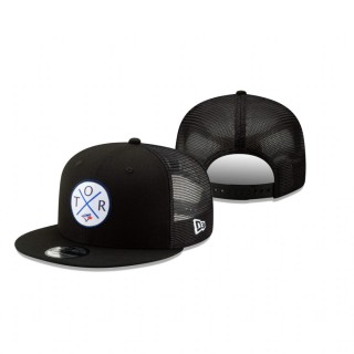 Toronto Blue Jays Black Vert Trucker 9FIFTY Adjustable Hat
