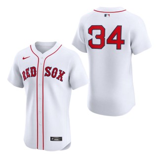 Boston Red Sox David Ortiz White Home Elite Jersey