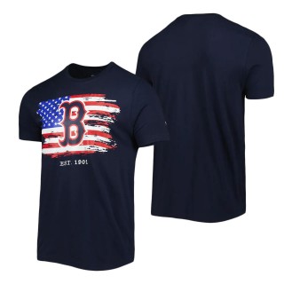 Men's Boston Red Sox Navy 4th of July Jersey T-Shirt