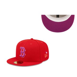Men's Boston Red Sox Purple Undervisor 59FIFTY Fitted Hat