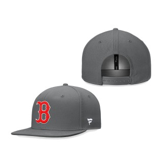 Boston Red Sox Snapback Hat Graphite