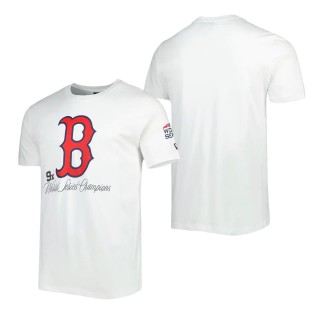 Men's Boston Red Sox White Historical Championship T-Shirt