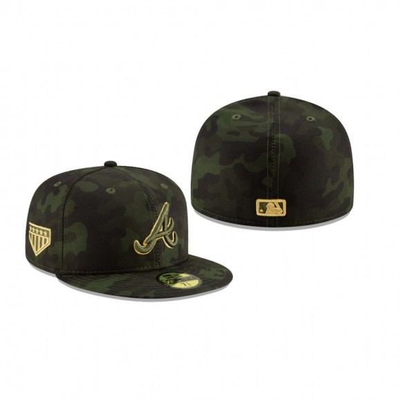 Atlanta Braves 2019 Armed Forces Day 59FIFTY Fitted On-Field Hat