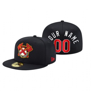 Braves Custom Navy 2021 Clubhouse Hat