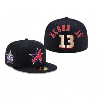 Atlanta Braves Ronald Acuna Jr. Navy 2021 MLB All-Star Game Hat
