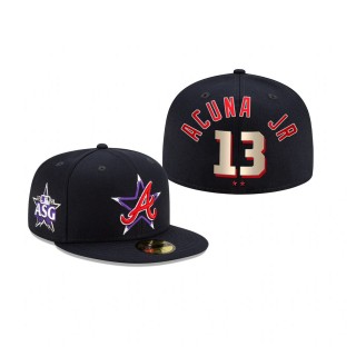 Braves Ronald Acuna Jr. 2021 MLB All-Star Game Navy Hat