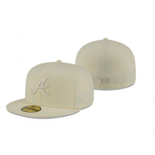 Braves White Spring Color Basic Hat
