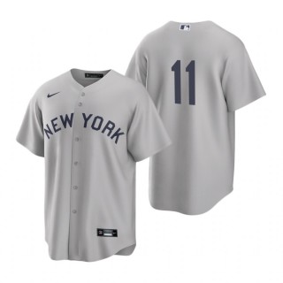 New York Yankees Brett Gardner Nike Gray 2021 Field of Dreams Replica Jersey