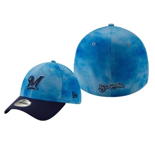 Milwaukee Brewers 2019 Father's Day 39THIRTY Flex New Era Hat