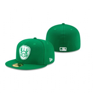 Brewers Kelly Green 2021 St. Patrick's Day On Field 59FIFTY Hat