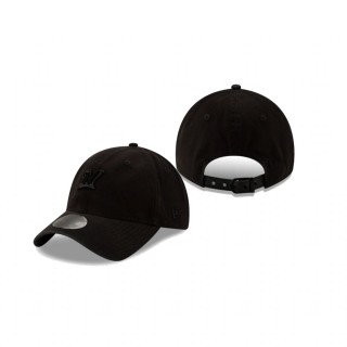 Milwaukee Brewers Black Blackout Collection Micro Matte 9TWENTY Adjustable Hat