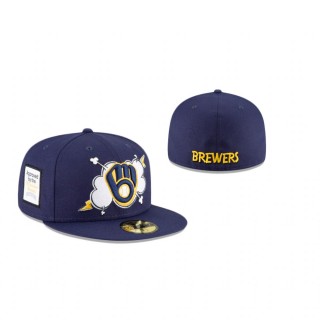 Brewers Cloud Navy 59Fifty Fitted Cap