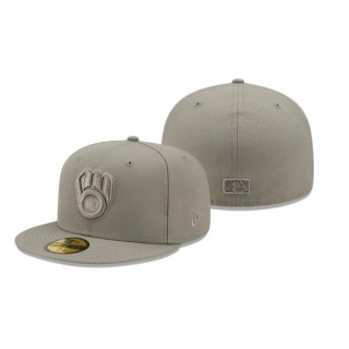 Milwaukee Brewers Gray Color Pack 59FIFTY Fitted Hat