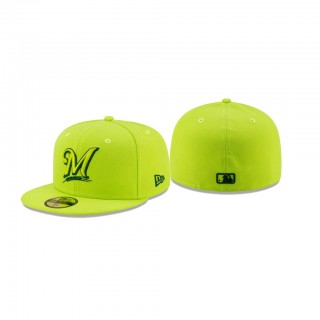 Brewers Cyber Green Cool Hues 59FIFTY Fitted Hat