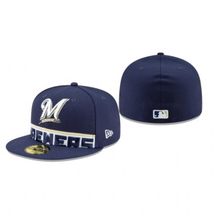 Brewers Navy Dual Spirit 59FIFTY Fitted Hat