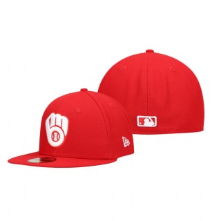 Brewers Red Logo Hat