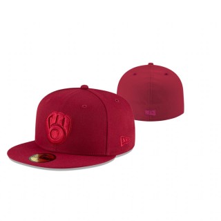 Brewers Tonal Cardinal 59FIFTY Fitted Cap