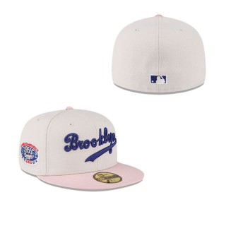 Brooklyn Dodgers Just Caps Stone Pink 59FIFTY Fitted Cap