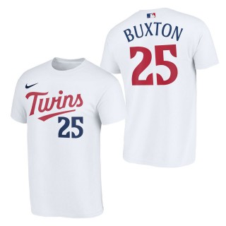 Byron Buxton Minnesota Twins White 2023 Wordmark T-Shirt