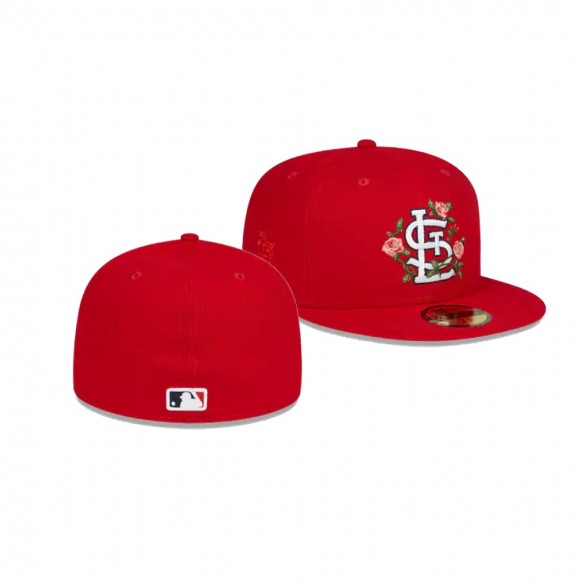 Cardinals Bloom Red 59FIFTY Fitted Hat