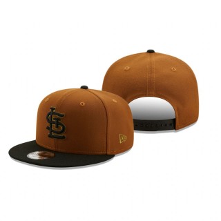 St. Louis Cardinals Brown Black Color Pack 2-Tone 9FIFTY Snapback Hat