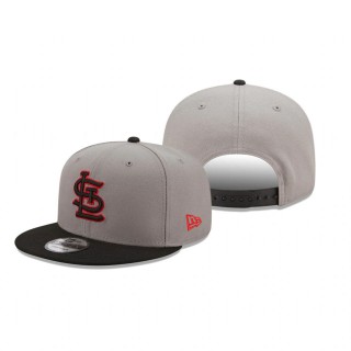St. Louis Cardinals Gray Black Color Pack 2-Tone 9FIFTY Snapback Hat