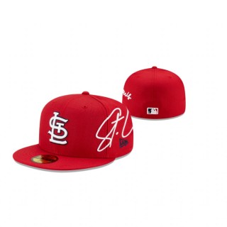 Cardinals Red Cursive Hat