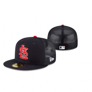 Cardinals Navy Replica Mesh Back 59FIFTY Hat