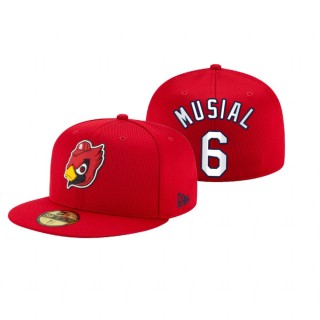 Cardinals Stan Musial Red 2021 Clubhouse Hat