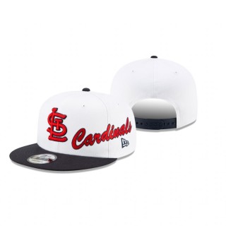 St. Louis Cardinals White Vintage 9FIFTY Snapback Hat