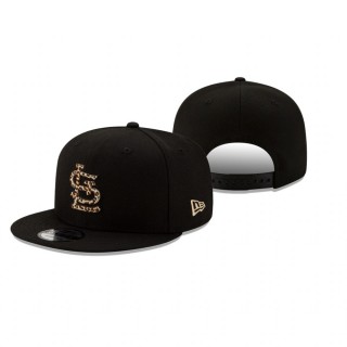 St. Louis Cardinals Black Wild 9FIFTY Snapback Hat