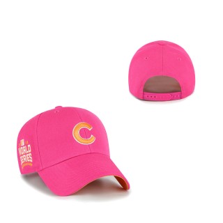 Chicago Cubs Mango Undervisor MVP 2016 World Series Snapback Hat Pink