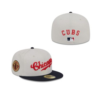 Chicago Cubs Coop Logo Select Fitted Hat