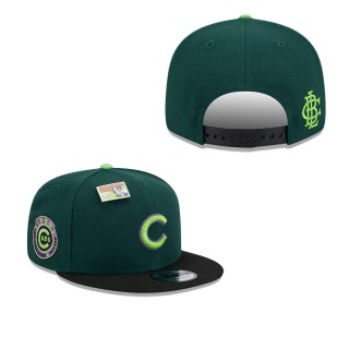 Chicago Cubs Green Black Sour Apple Big League Chew Flavor Pack 9FIFTY Snapback Hat