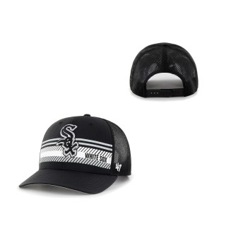 Chicago White Sox Cumberland Trucker Snapback Hat Black
