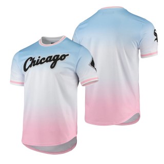 Men's Chicago White Sox Blue Pink Ombre T-Shirt
