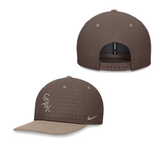 Chicago White Sox Brown Statement Ironstone Pro Performance Snapback Hat